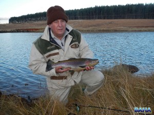 Alan Payn with a lovely rainbow trout