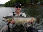 Warren Prior with an Underberg brown trout