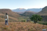 Warren enjoying views of the Bushman's River